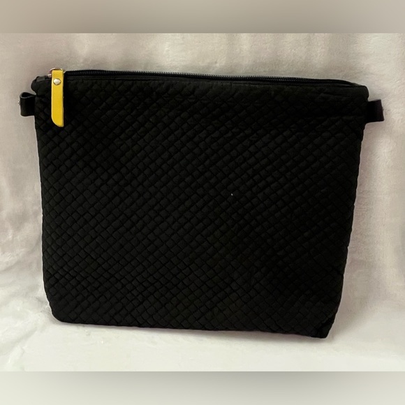 Gianni Notaro Black & Yellow Satchel/Tote with removable insert and Dust Bag - Picture 12 of 16